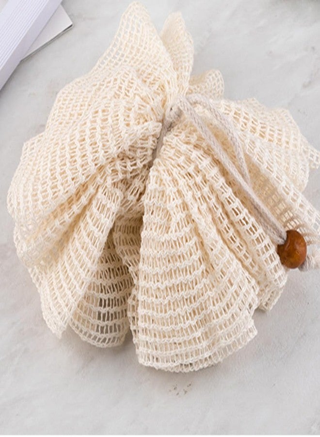 HiKin Ramie Rubbing Bath Bombs Bath Cloth Body Exfoliating Washcloths, Skin Deep Cleansing Bath Body Scrub Foaming Cloth for Shower. - Image 4