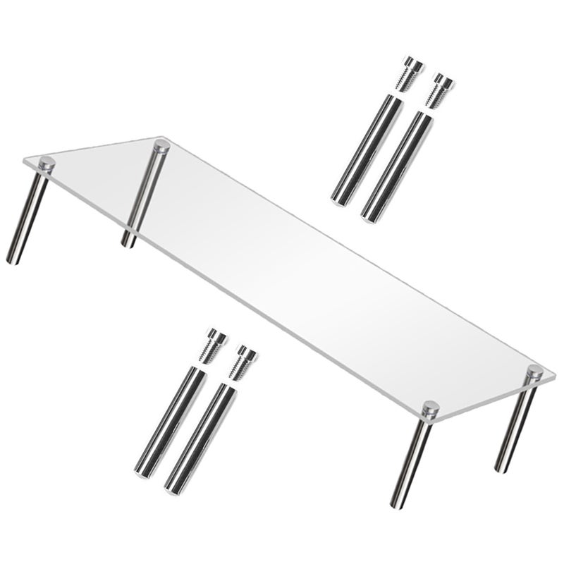 2 Sets of Desktop Cake Holder Transparent Cake Tray Multi-function Dessert Stand Dessert Accessory - Image 5