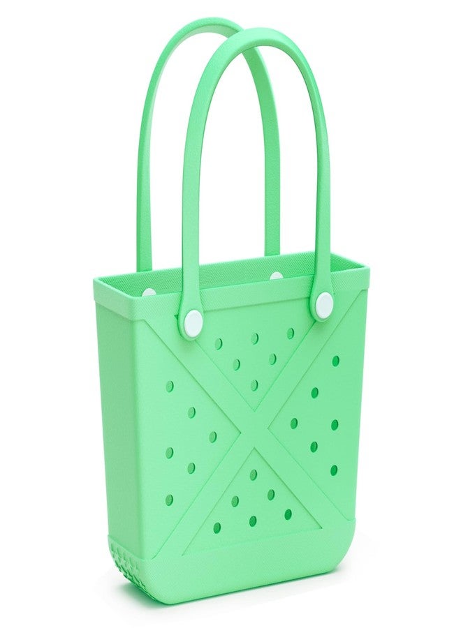 AQUARM Beach Bag Rubber Tote, Waterproof and Durable Open Hand Bag for Swim Pool Beach Travel - Image 1