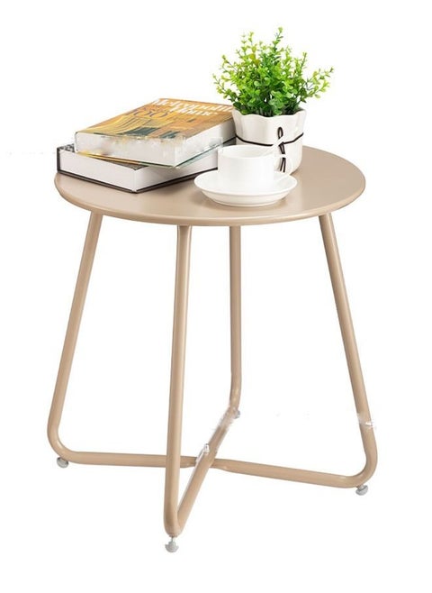 Nordic Style Iron Round Table Nightstand Sofa Table Furniture