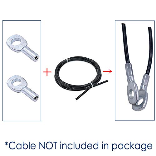 J Bryant Gym Machine Accessories for 6mm Wire Rope Cable Ball Stopper Interface Port Components Fitness Equipment Wire Rope Port Joint Replacement Parts for Home Gym Machine Use - Image 3