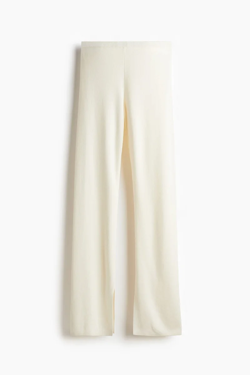 H&M Fine-Knit Flared Trousers