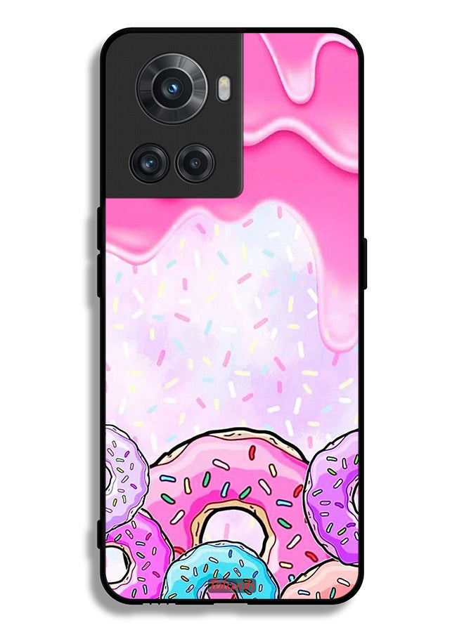Tolwak OnePlus 10R 5G Protective Case Cover Donut Colors - Image 2