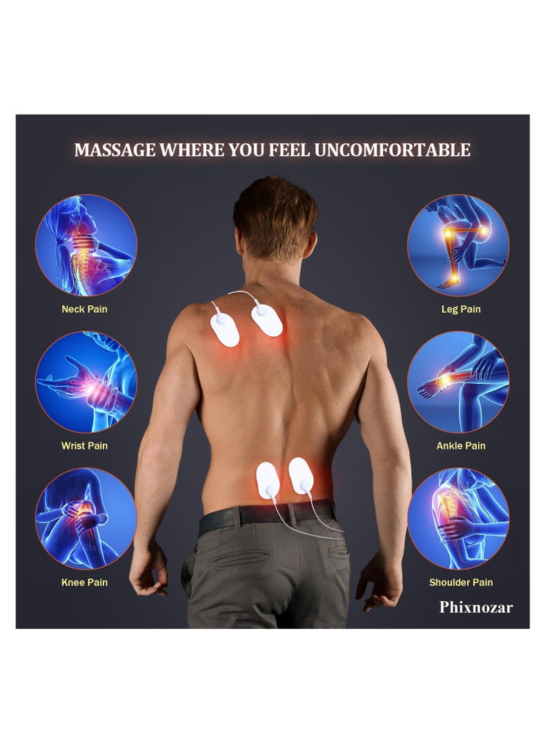 SYOSI EMS Foot Massager, Foldable Feet  Calves Massage Mat for Muscles Relaxation, For Pain Plantar Relief, Muscle Relaxation, Foot Massagers for Pain and Circulation, Remote Control - Image 3