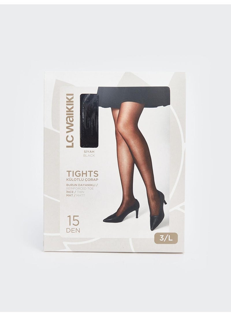 LC WAIKIKI Dream Black Women's 15 Denier Plain Tights  - Image 2