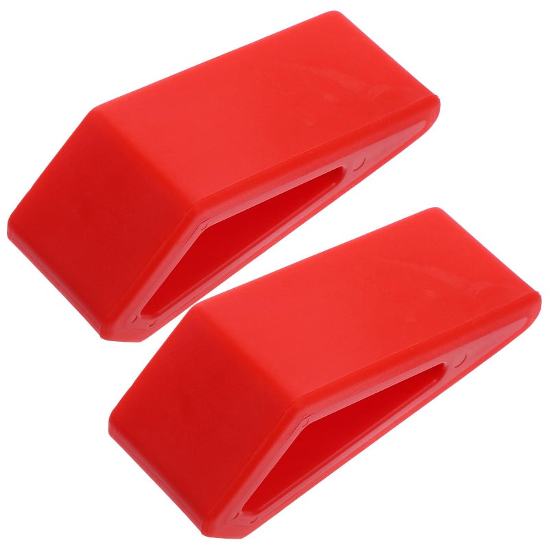 Adjustable Red Laptop Riser Stand 2 Pcs with Cooling Support Heightening Platform for Home Office - Image 2