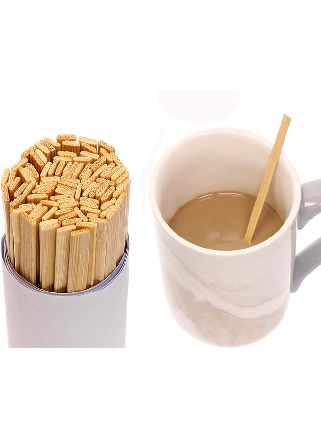 Mini Skater 54 Inch Bamboo Coffee Stirrers Eco Friendly Biodegradable Stir Sticks for Tea Hot Cold Beverages 100 - Image 4