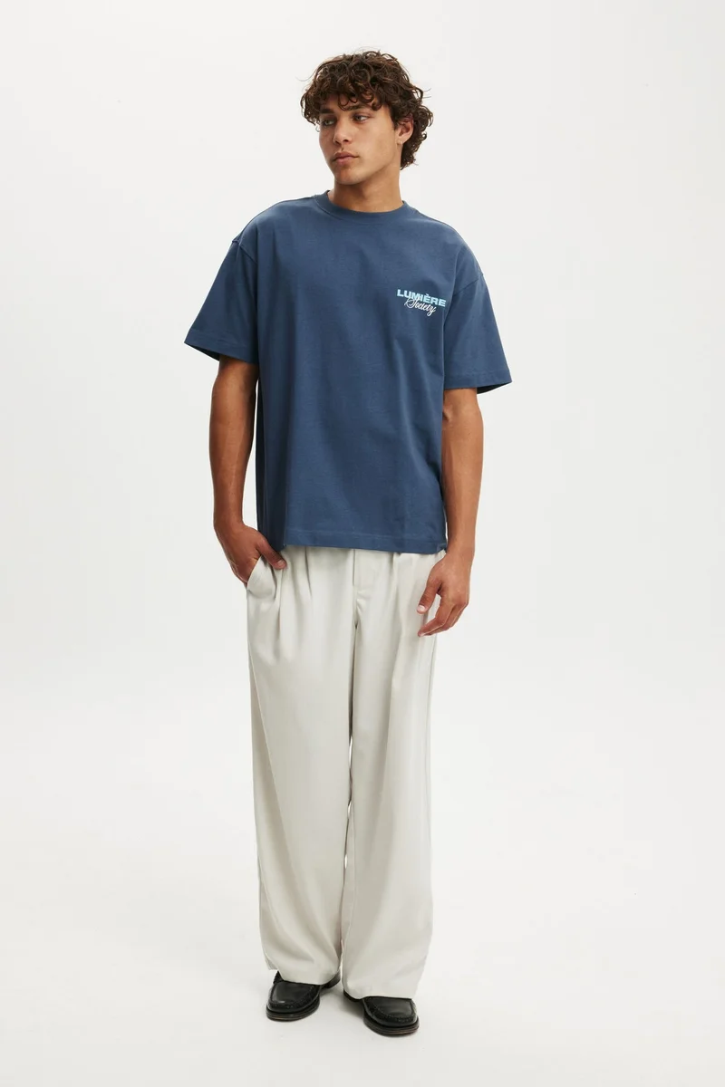 Cotton On BOX FIT TEXT T-SHIRT