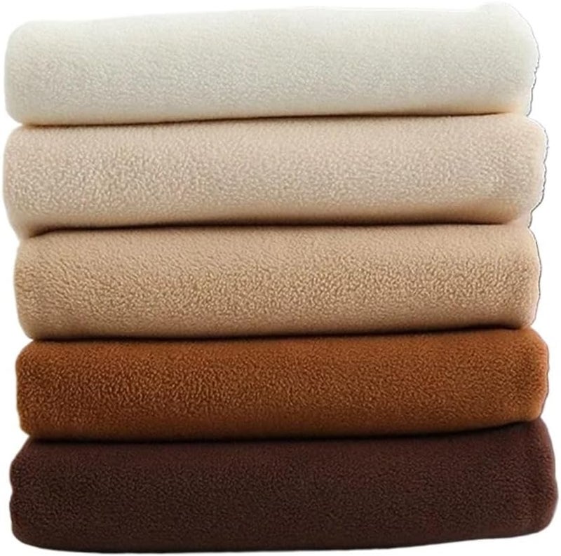 Thickened Shake Fleece Fabric Coral Cloth DIY Material Outerwear Jackets Plush Lining Hoodie 160x90cm/45cm(Color 20,45x160cm) - Image 2