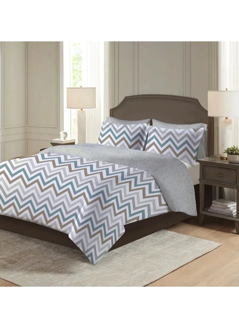 Varessa VARESSA DUNAS 100% COTTON PRINTED X-KING DUVET COVER SET (4 pcs)