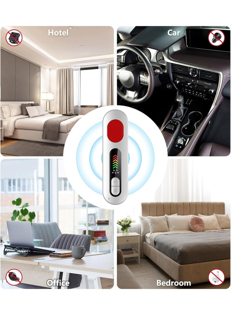 Hidden Camera Detectors, Camera Detector, Portable Anti Spy Camera Finder GPS Tracker Detector for Travel, Hotels, Car, 6 Levels Sensitivity 4 Modes - Image 5