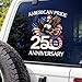 OANM studio 5Pcs USA Eagles 250th Anniversary Semiquincentennial 17762026 Car Window DecalWater Resistant Weatherproof Vinyl God Bless America Decals for Cars Tumblers Helmets Laptops 6inches 14cm - Image 2