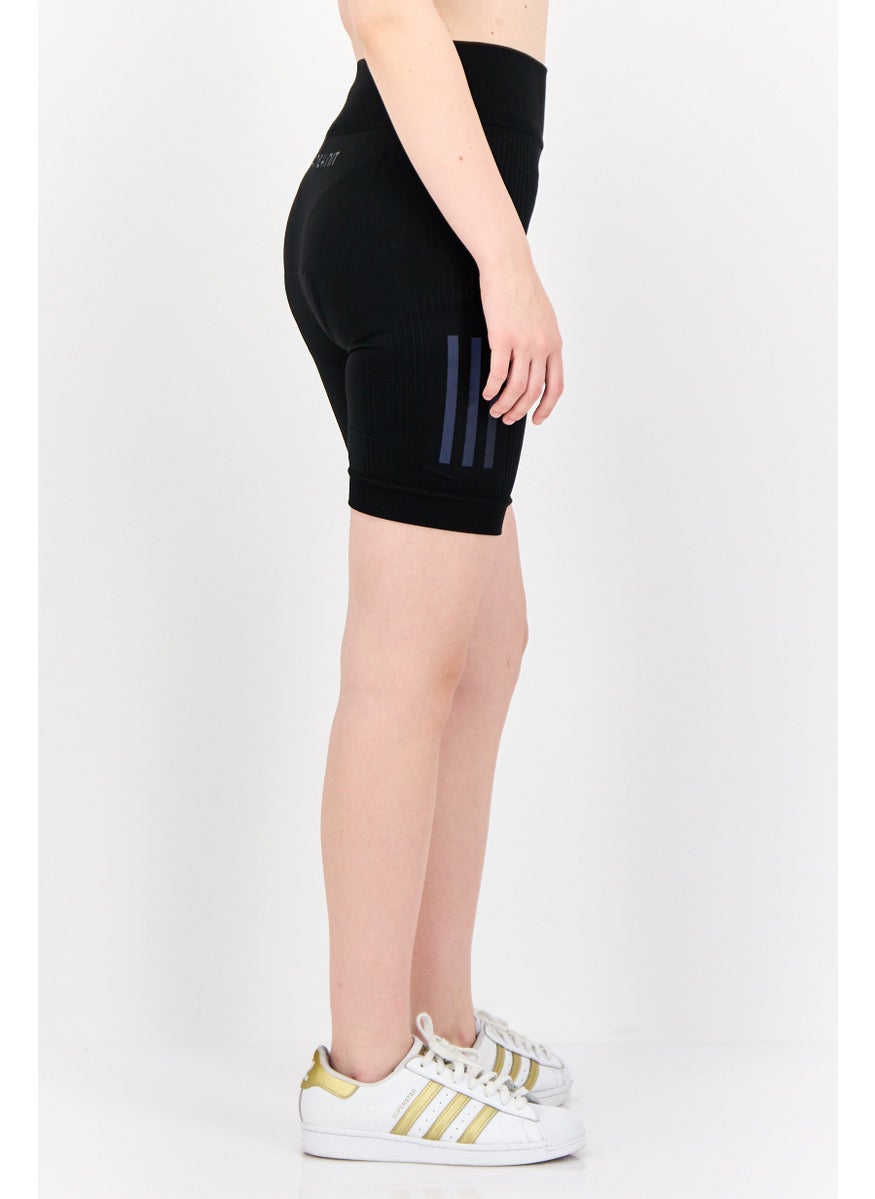 Adidas Women Sportswear Fit Cycling Shorts, Black  - Image 2
