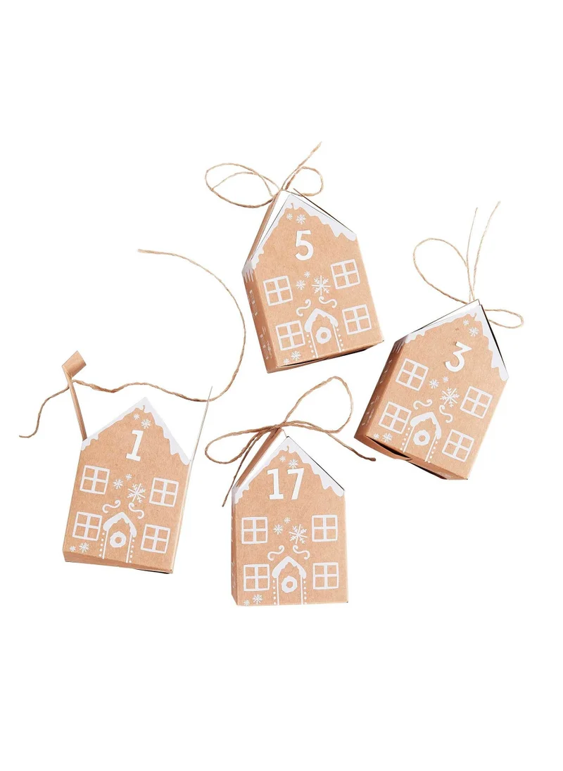 Ginger Ray Gingerbread House Make Your Own Advent Calendar