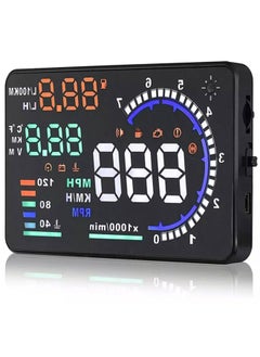 A8 HUD Head Up Display With OBD2 Interface Plug for Vehicles
