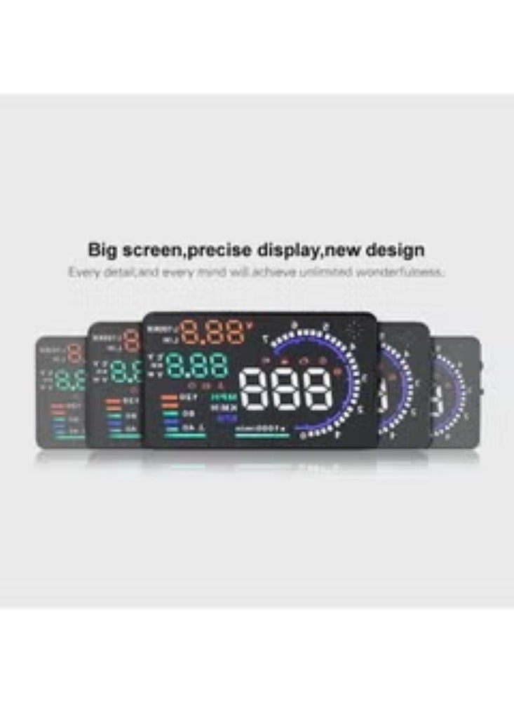 fashionhome - A8 HUD Head Up Display With OBD2 Interface Plug for Vehicles - Image 1