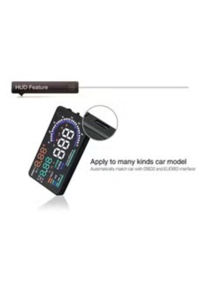 fashionhome - A8 HUD Head Up Display With OBD2 Interface Plug for Vehicles - Image 1