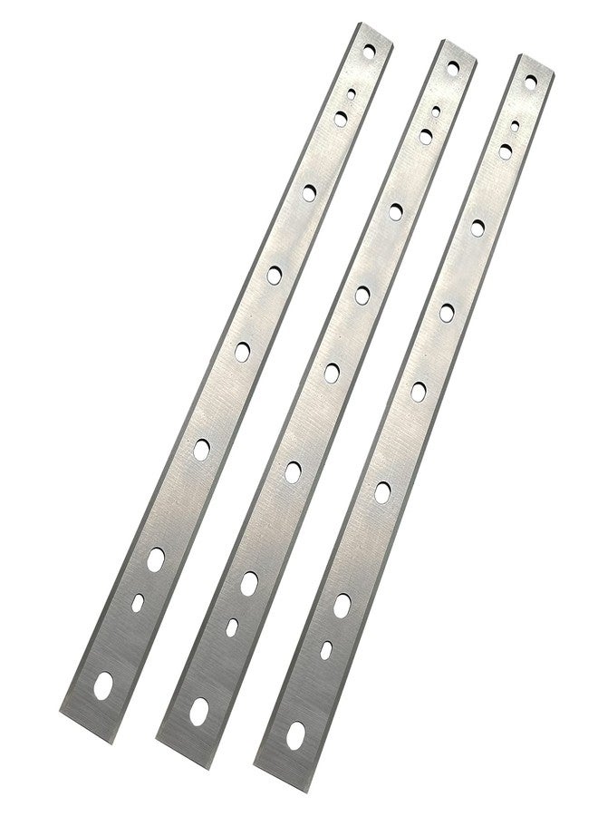 JTEX 12-1/2 Inch Planer Blades Replacement for DEWALT DW734 Planer, Replace DW7342, Double Sided - Set of 3 - Image 1