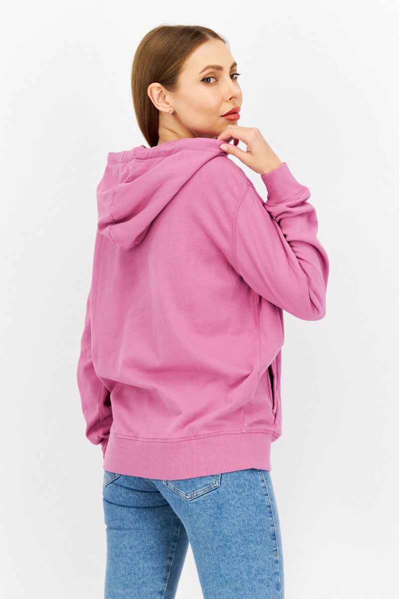 O'NEILL Women Hooded Graphic Printed Sweatshirt, Purple - Image 4