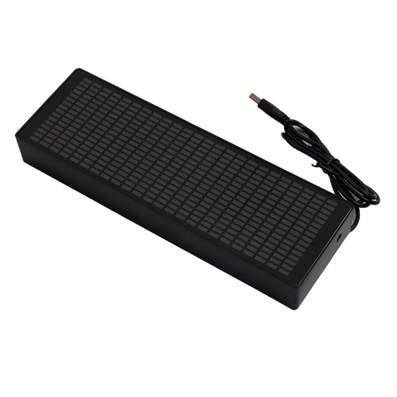 موديول عرض طيف الموسيقى LED من ABS لمؤشر مستوى صوت السيارة ضوء الجو 21.8 سم × 2.8 سم × 7.2 سم - Image 4