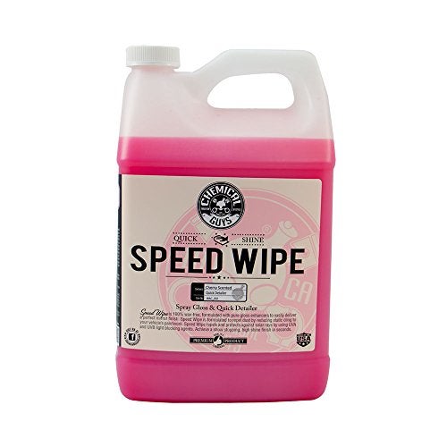 Chemical Guys WAC_202 Speed Wipe Quick Detailer & High Shine Spray Gloss, Safe for Cars, Trucks, SUVs, Motorcycles, RVs & More, 128 fl oz (1 Gallon) - Image 1