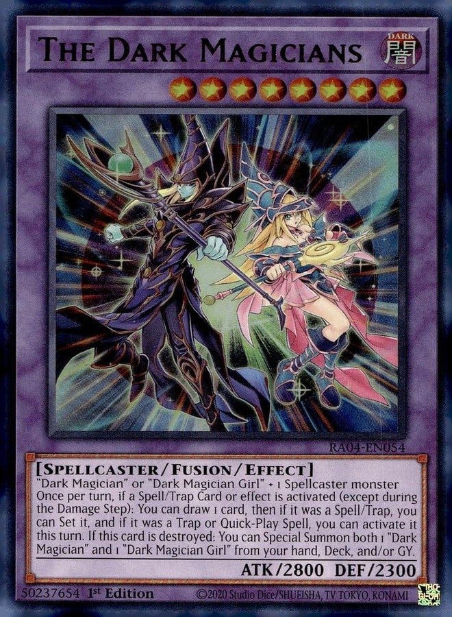 The Dark Magicians (UR) - RA04-EN054 - Ultra Rare - 1st Edition