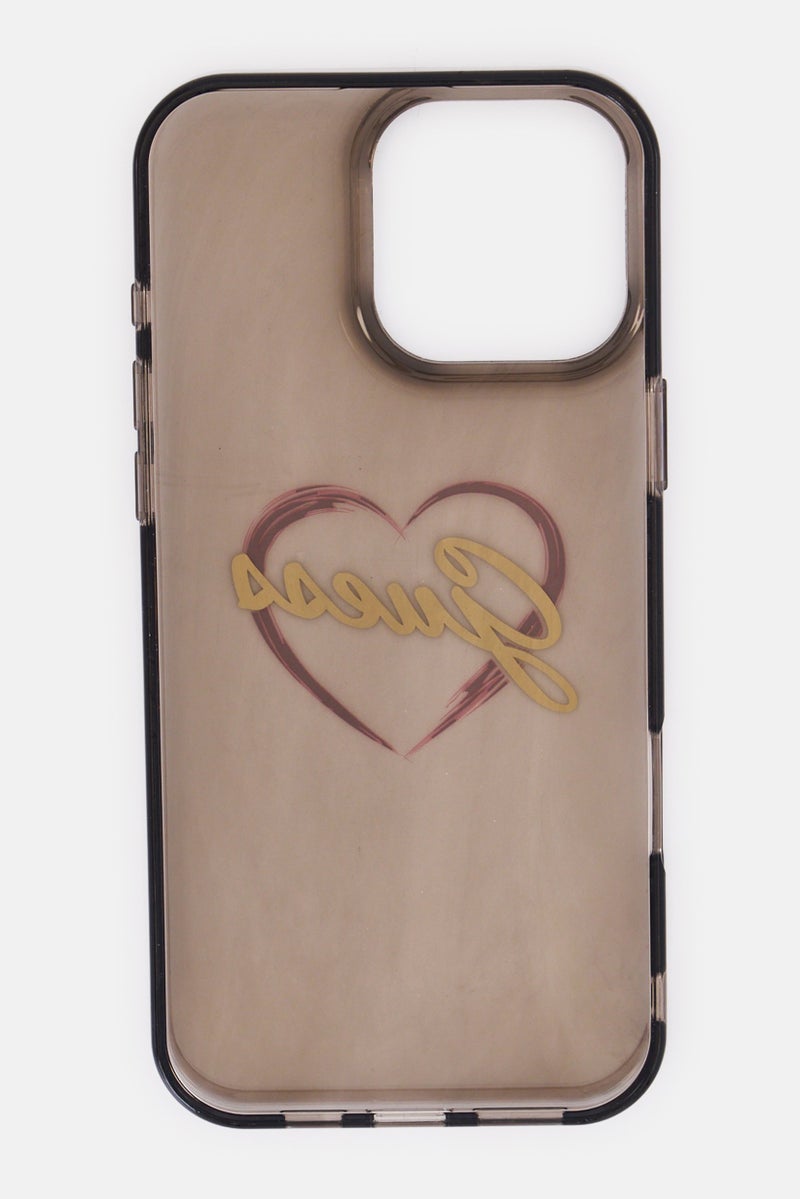 GUESS iPhone 16 Pro Max Brand Logo Protective Case, Grey - Image 3