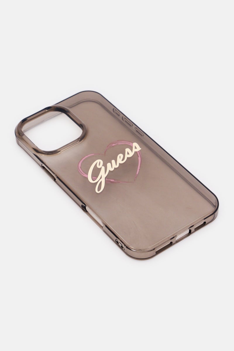 GUESS iPhone 16 Pro Max Brand Logo Protective Case, Grey - Image 4