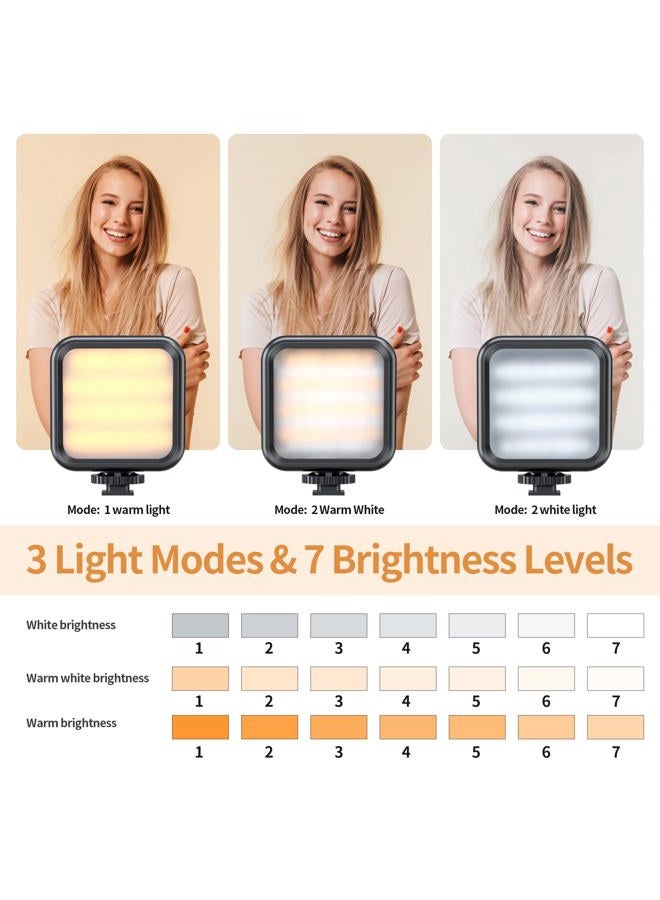 Pixel Phone Video Conference LED Rechargeable Clip Fill Video Light with Front, Adjusted 3 Light Modes for iPhone, Android, iPad, Laptop, for Makeup, TikTok, Selfie, Vlog - Image 2