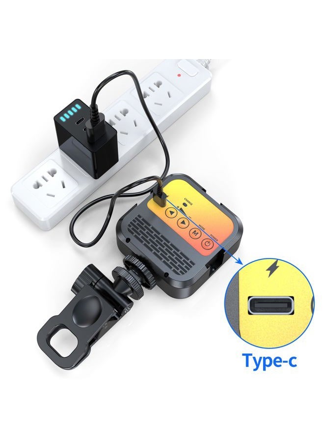 Pixel Phone Video Conference LED Rechargeable Clip Fill Video Light with Front, Adjusted 3 Light Modes for iPhone, Android, iPad, Laptop, for Makeup, TikTok, Selfie, Vlog - Image 3