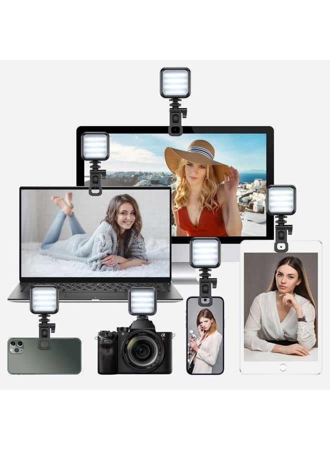 Pixel Phone Video Conference LED Rechargeable Clip Fill Video Light with Front, Adjusted 3 Light Modes for iPhone, Android, iPad, Laptop, for Makeup, TikTok, Selfie, Vlog - Image 4