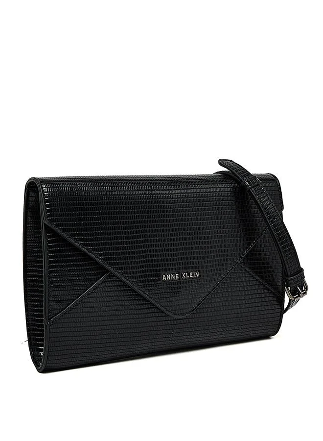 Anne Klein  Croc Textured Flap Clutch for Women | Best Price UAE