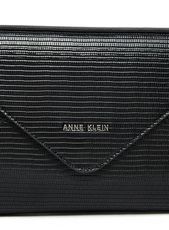 Anne Klein  Croc Textured Flap Clutch for Women | Best Price UAE