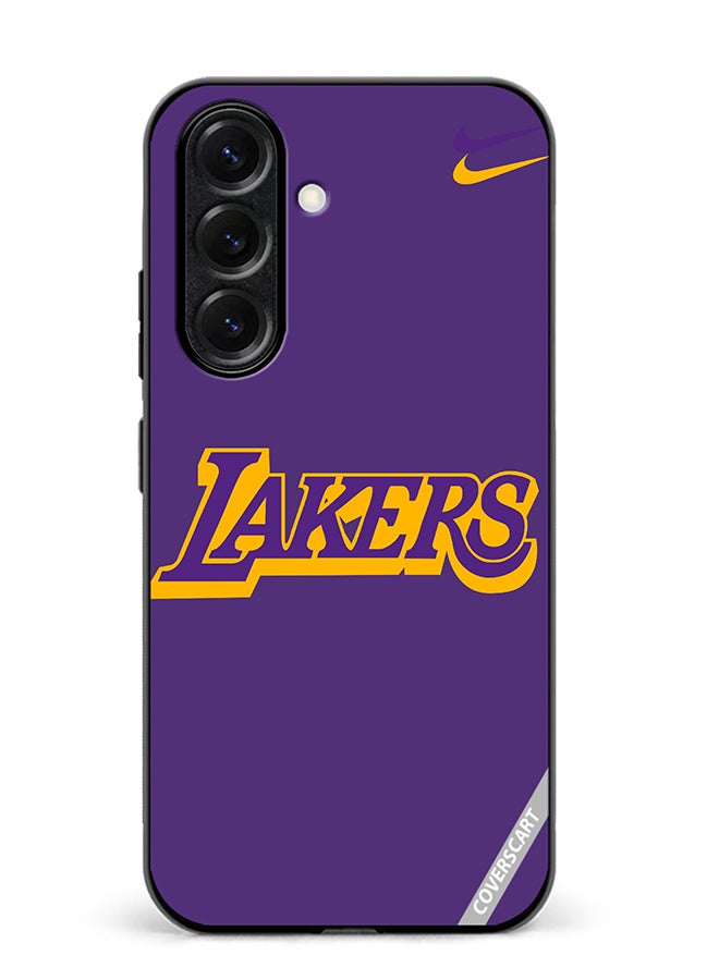 Protective Case Cover For Samsung Galaxy S25 Plus Lakers Purple Design Multicolour
