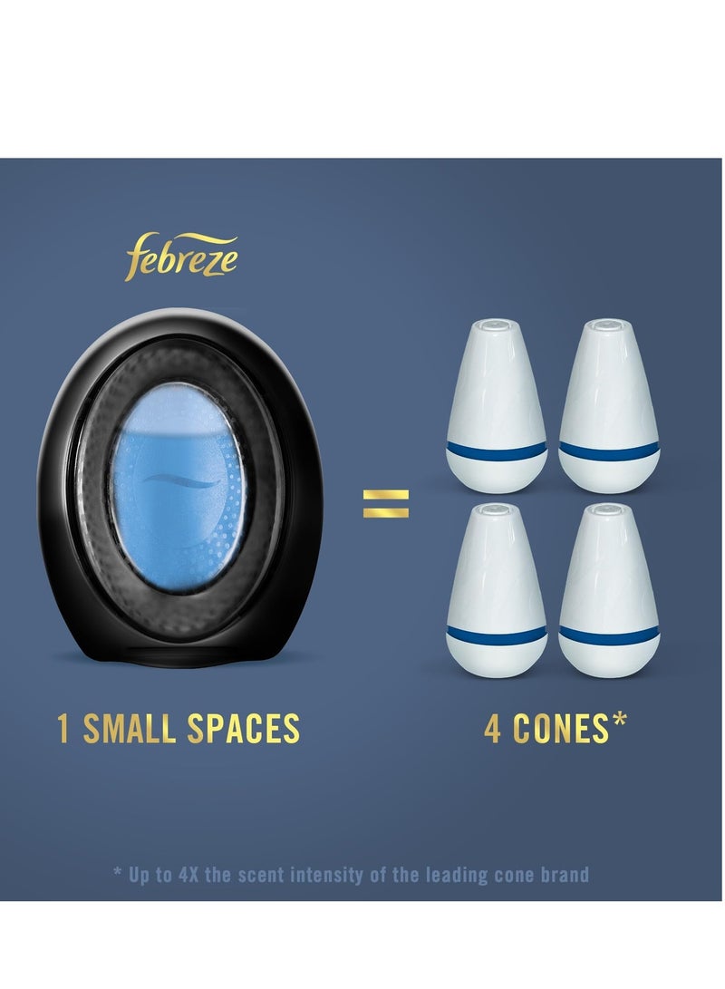 febreze Febreze Small Spaces, Plug in Air Freshener Alternative for home, Odor Fighter Air Freshener, Ocean Scent,25 fl. oz, Pack of 4 - Image 2