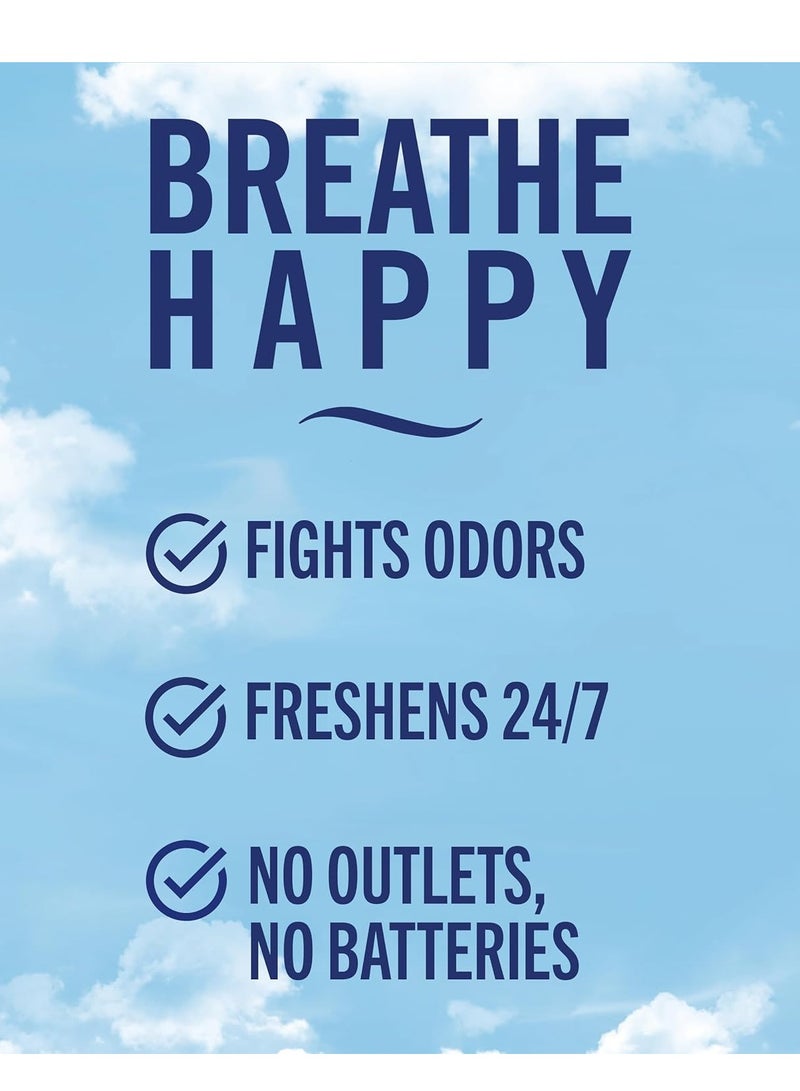 febreze Febreze Small Spaces, Plug in Air Freshener Alternative for home, Odor Fighter Air Freshener, Ocean Scent,25 fl. oz, Pack of 4 - Image 5