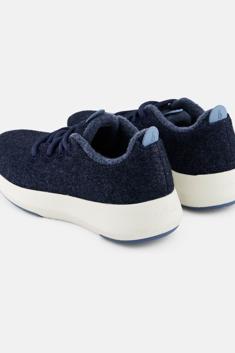 Allbirds Women Lace Up Casual Shoes, Navy - Image 2