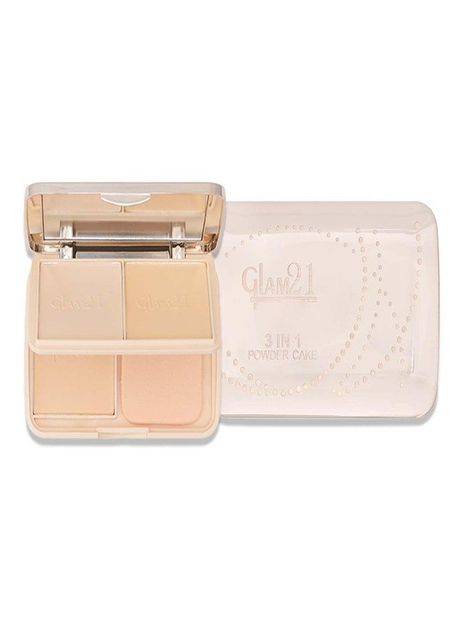 جلام 21 بودرة جلام 21 الطبيعية للتحكم في الزيوت 3 في 1 | تدوم طويلاً للحصول على لمسة نهائية مطفية مع فيتامين هـ | مناسبة لجميع أنواع البشرة المتوسطة (فاتحة - 01) - Image 1