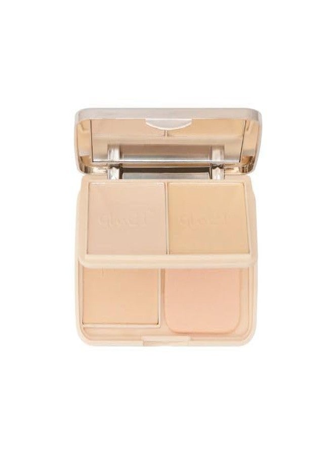 جلام 21 بودرة جلام 21 الطبيعية للتحكم في الزيوت 3 في 1 | تدوم طويلاً للحصول على لمسة نهائية مطفية مع فيتامين هـ | مناسبة لجميع أنواع البشرة المتوسطة (فاتحة - 01) - Image 3