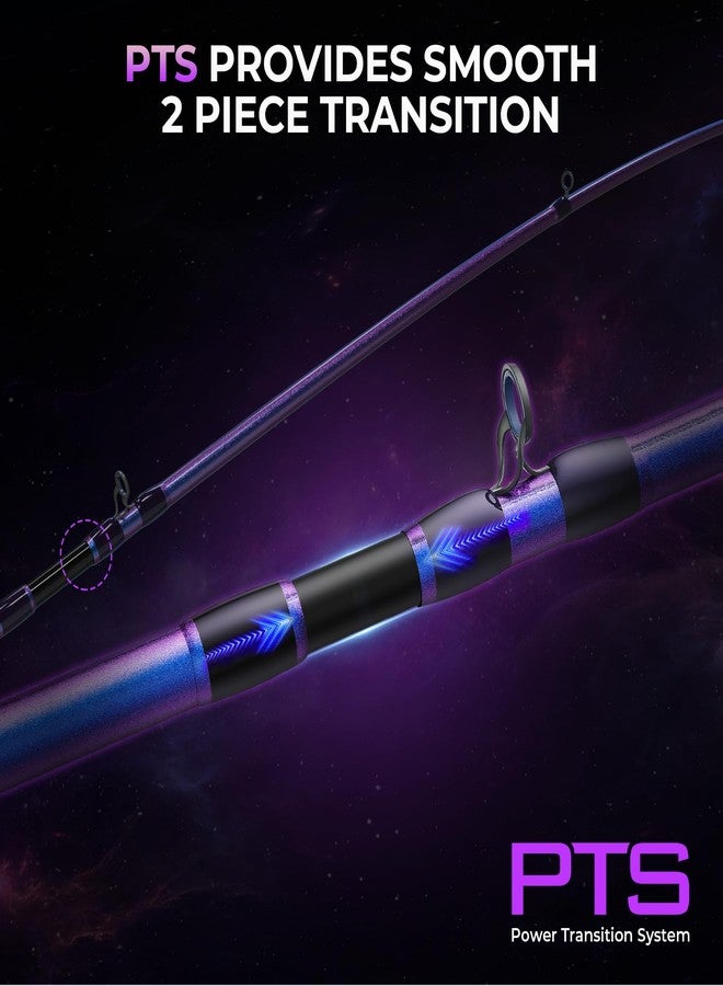 KastKing Royale Legend Pro Casting Rod 2 pc6'8, Bait - Image 5