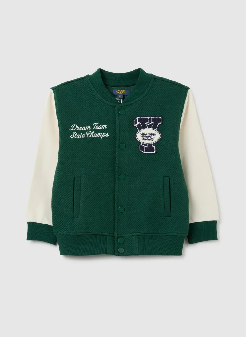 Ovs OVERSIZED MULTICOLOUR COTTON BLEND KIDS' SWEATSHIRT