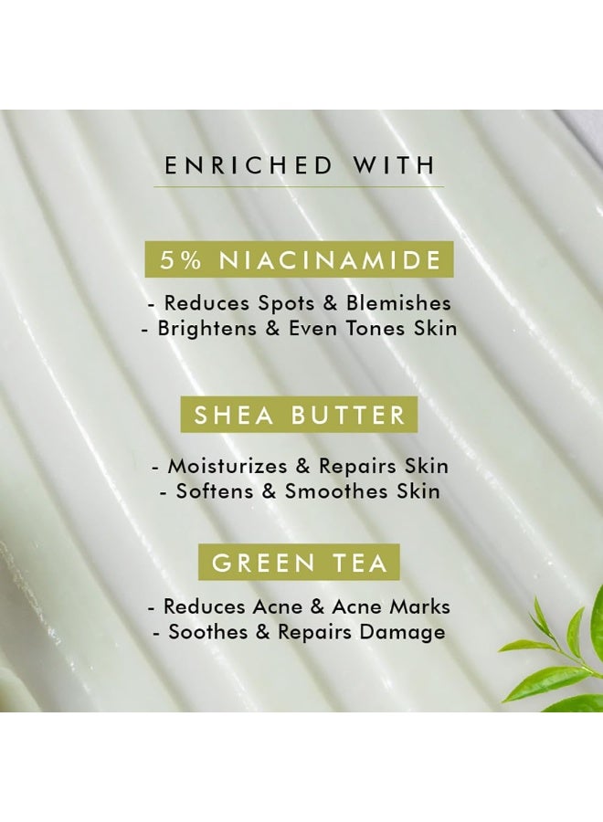 إم كافيين لوشن الجسم المرطب بعمق من إم كافيين، بخلاصة الشاي الأخضر وسيروم النياسيناميد ٥٪ | مرطب للجسم لجميع المواسم مع سيروم النياسيناميد | لوشن للجسم غير لزج للنساء والرجال - Image 4