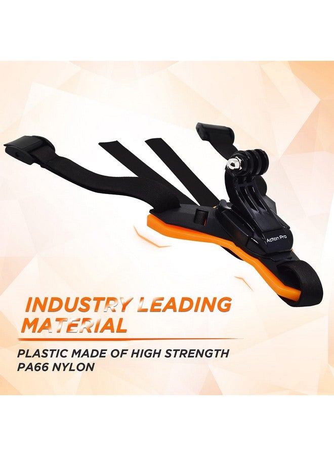 Action Pro Pro Helmet Chin Mount Strap Compatible With Gopro 12 11 10 9 8 7 6 5 4 Insta 360 Sjcam Dji Osmo Action Cameras And Mobiles - Image 3