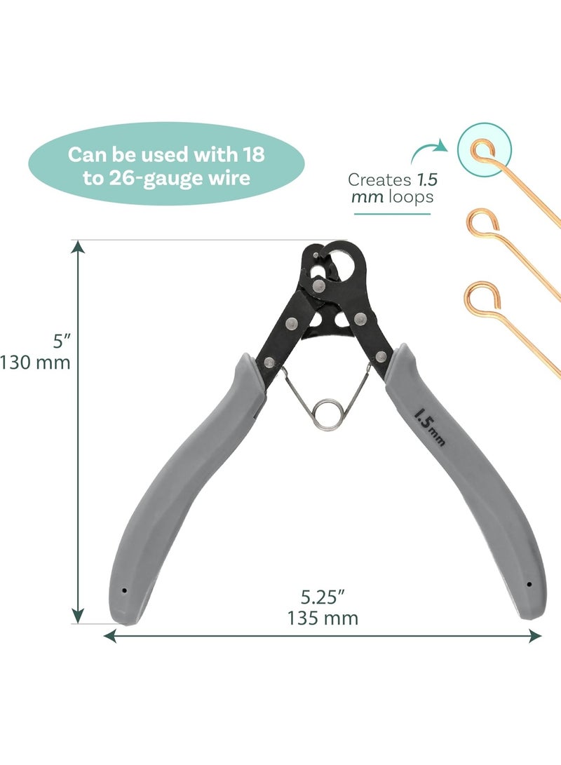 Ru syanl One Step Looper – Create and Trim Consistent 1.5 mm Loops for Jewelry, Use With 18-26g Craft Wire - Image 3