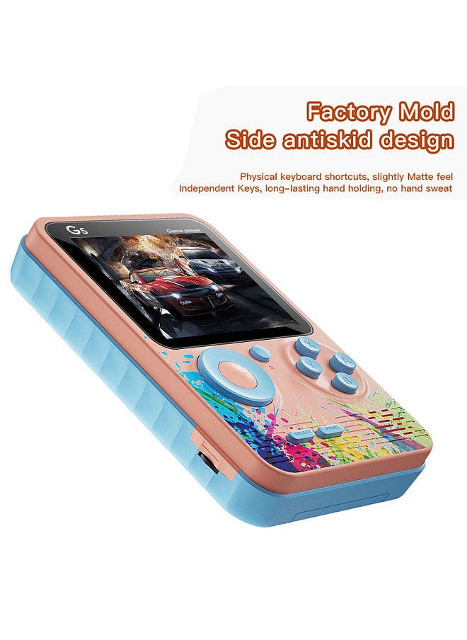 Generic - G5 3.0 Inch Full-color Screen Handheld Game Console With 500 Retro Game Portable Game Consoles 1000mAh Rechargeable Battery - Image 1