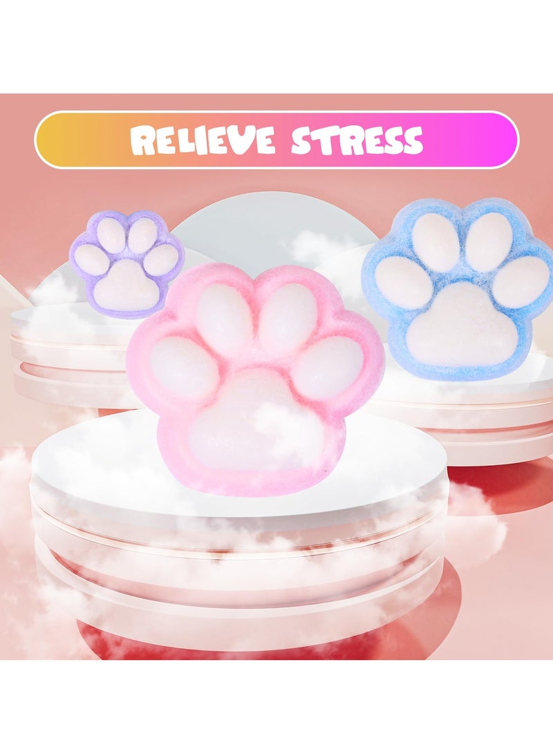 Noorly Large Cat Paw Squishy Toy – 12cm/4.7" Soft Silicone Fidget Toy for Stress Relief & Desk Accessory - Image 2
