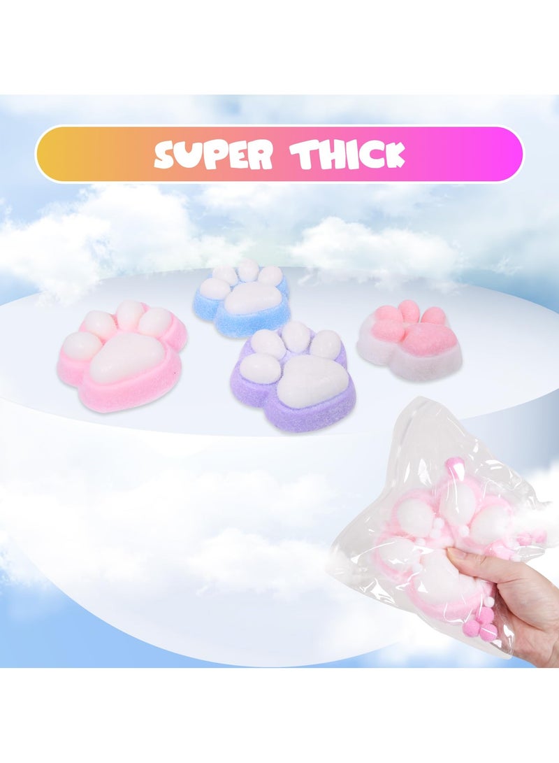Noorly Large Cat Paw Squishy Toy – 12cm/4.7" Soft Silicone Fidget Toy for Stress Relief & Desk Accessory - Image 3