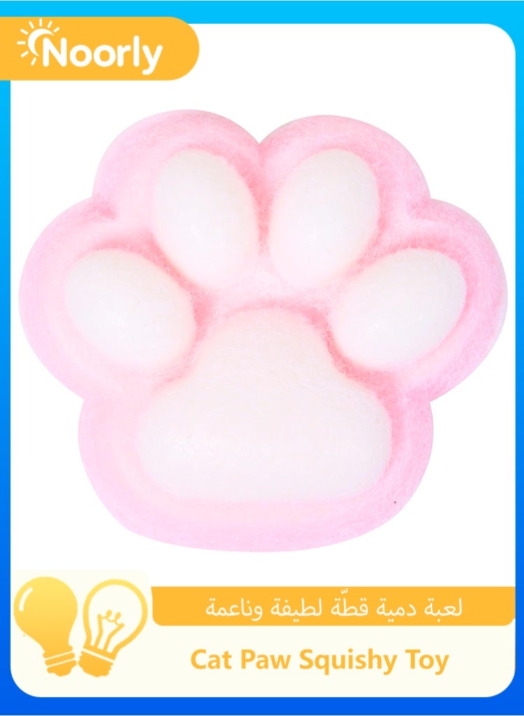 Noorly Large Cat Paw Squishy Toy – 12cm/4.7" Soft Silicone Fidget Toy for Stress Relief & Desk Accessory - Image 1