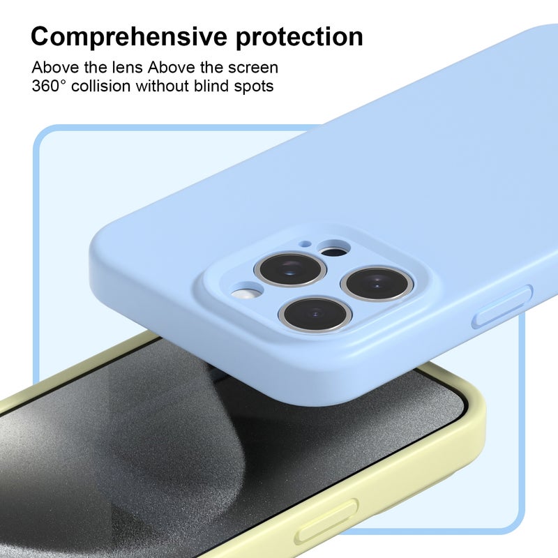 HuHa Case Cover For iPhone 11 Pro Precise Hole Liquid Silicone Jelly Color Full Coverage Phone Case(Willow Green) - Image 4