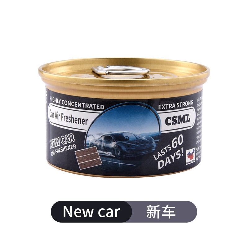 Wood Block Can Car Air Freshener Solid Perfume Set
